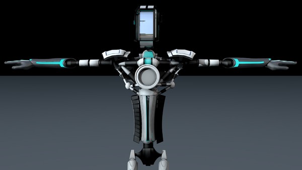 robot rigged 3ds - Robot SV2... by kieranr1